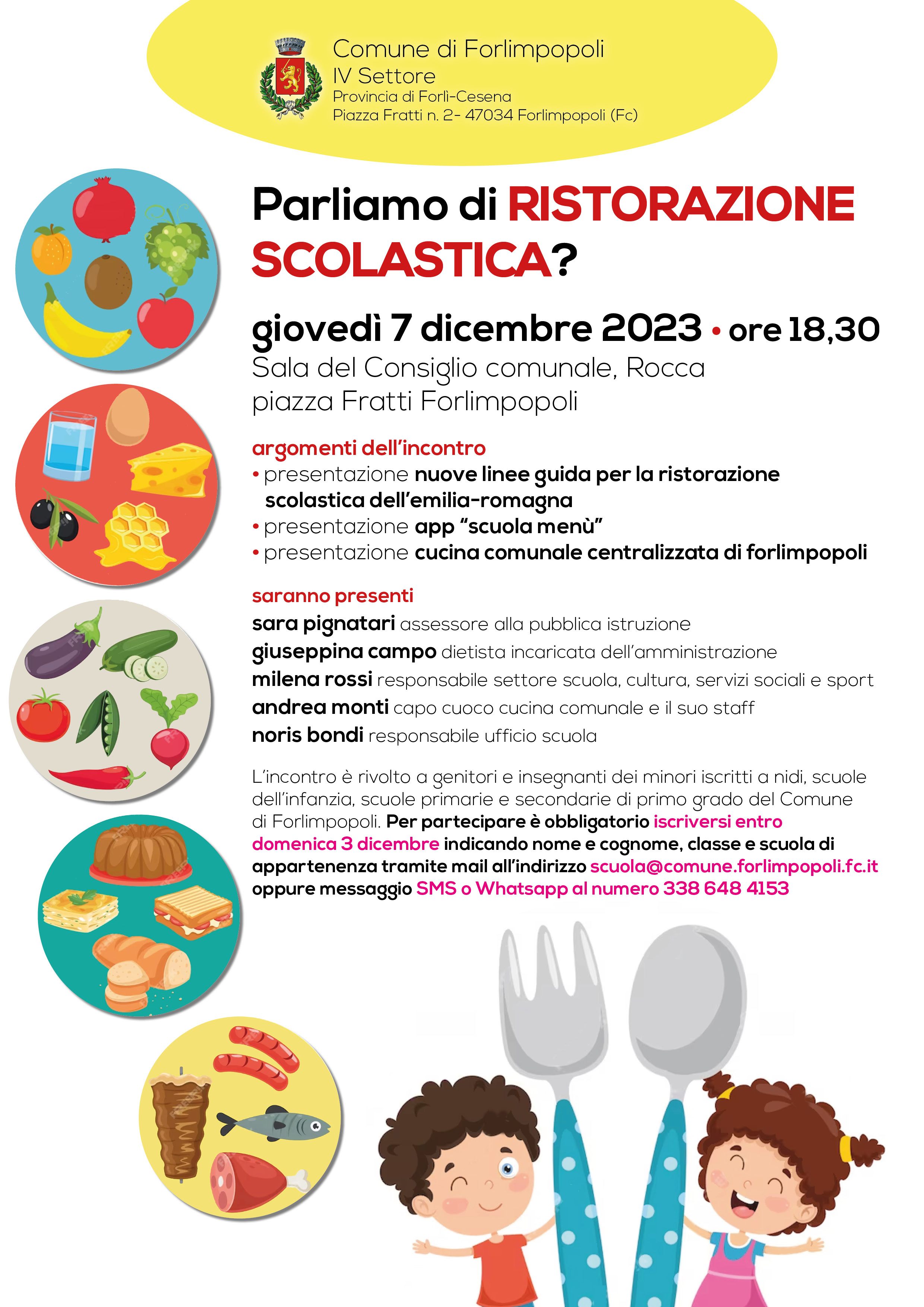 Parliamo di RISTORAZIONE SCOLASTICA? foto 